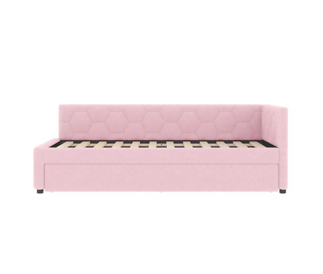 Daybett, 90x200cm - sofá-cama, com estrado (sem colchão), candeeiro de cabeceira, cama extensível multifuncional, porta usb e tipo c, material