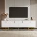 Móvel de TV de painel de partículas com 4 portas 160 Móvel de TV de painel de partículas com 4 portas 160 Branco