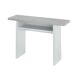 Pacote de mesa de cozinha dobrável + 2 cadeiras modernas Pacote de mesa de cozinha dobrável + 2 cadeiras modernas Branco/Cinza