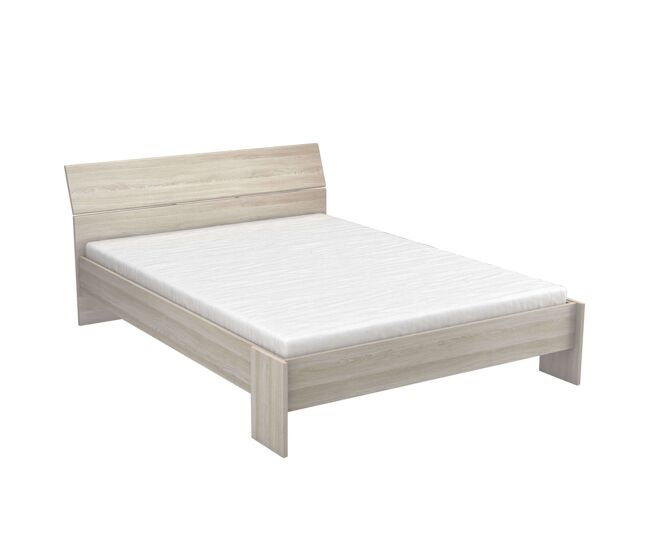 Cama de casal prins shannon oak color 135-140x190/200 cm