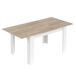 Pacote de mesa de jantar extensível com 4 cadeiras Avat Pacote de mesa de jantar extensível com 4 cadeiras Avat Carvalho