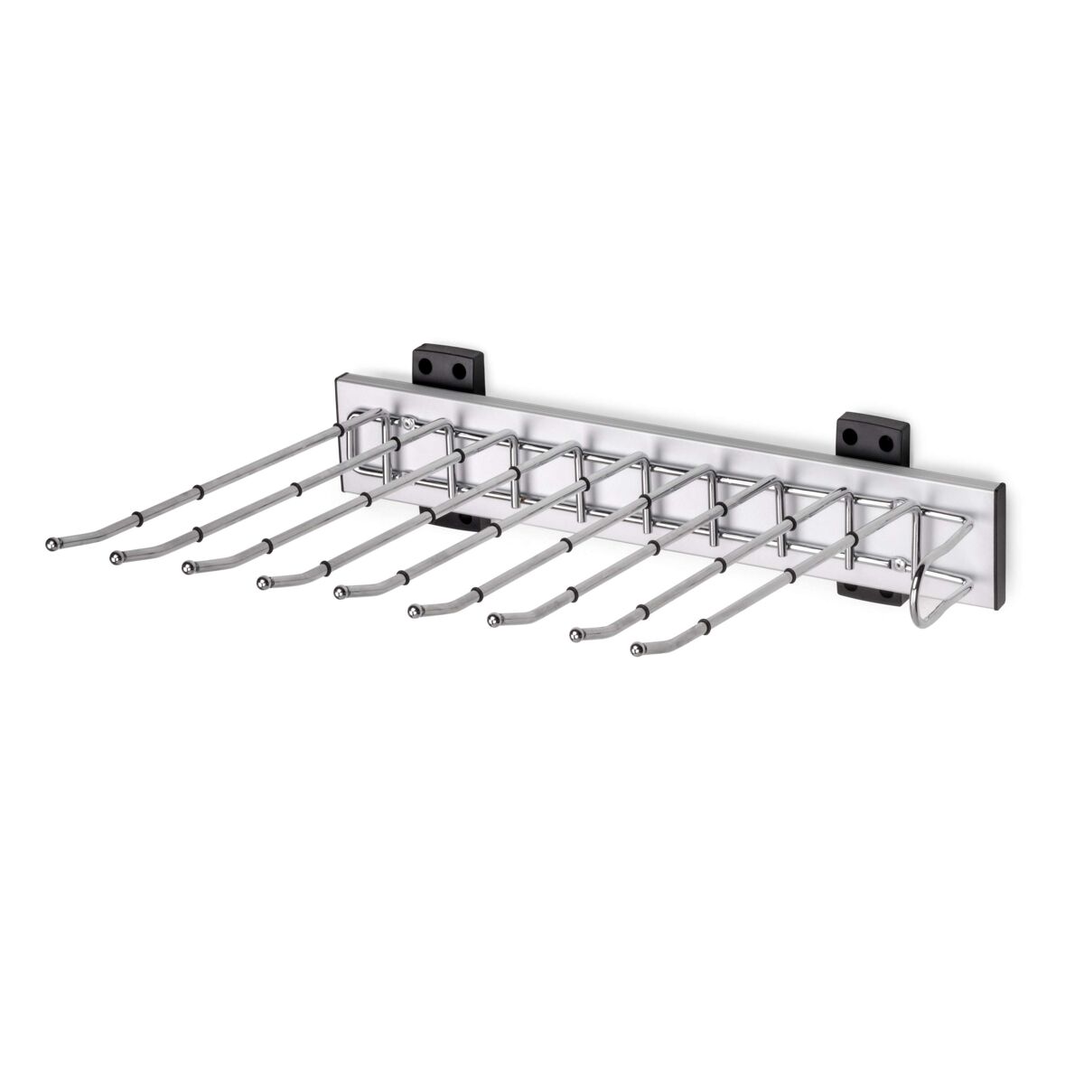 Cabideiro removível para calças, organizador de armário em alumínio 47x12x34 cm