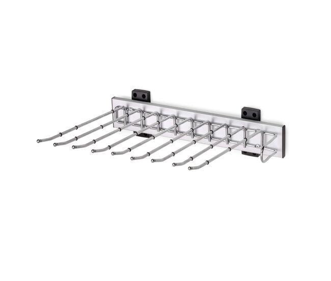 Cabideiro removível para calças, organizador de armário em alumínio 47x12x34 cm