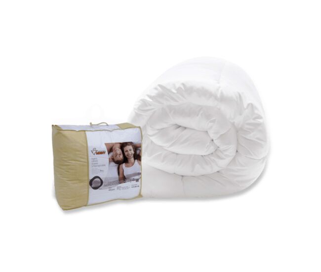 Edredom nórdico himalaya 400g cor branca 220x220 para cama de casal 135cm respirável e pesado