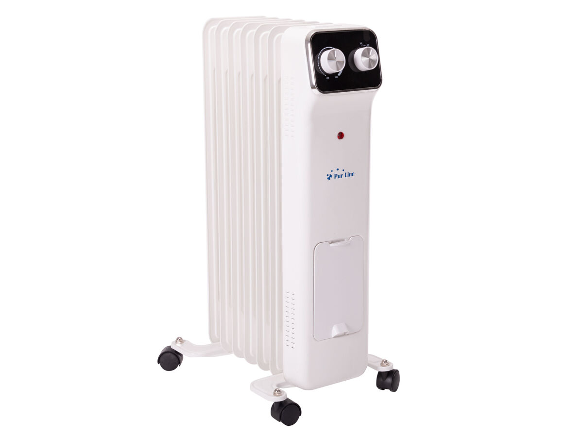 Radiador a óleo economizador de energia com recipiente de humidificação