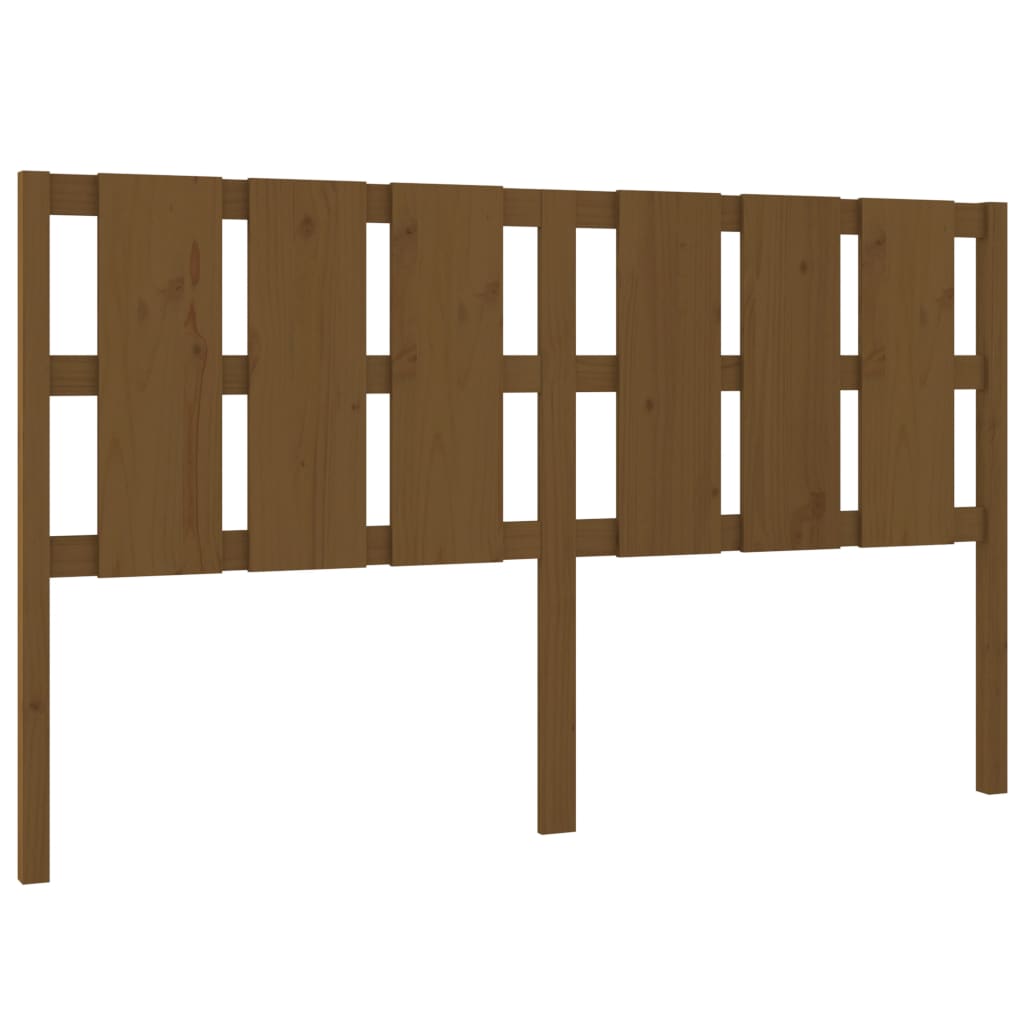 Cabeceira - cabeceira de cama 185,5x4x100 cm pinho maciço castanho mel