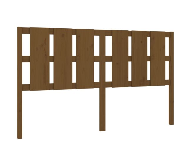 Cabeceira - cabeceira de cama 185,5x4x100 cm pinho maciço castanho mel