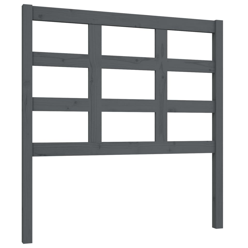 Cabeceira - cabeceira de cama 95,5x4x100 cm pinho maciço cinzento