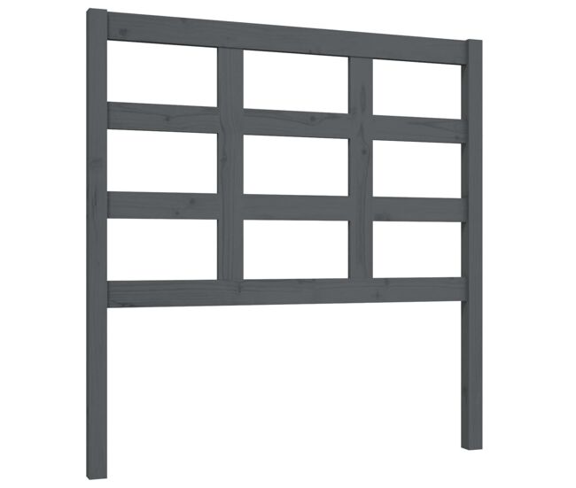 Cabeceira - cabeceira de cama 95,5x4x100 cm pinho maciço cinzento