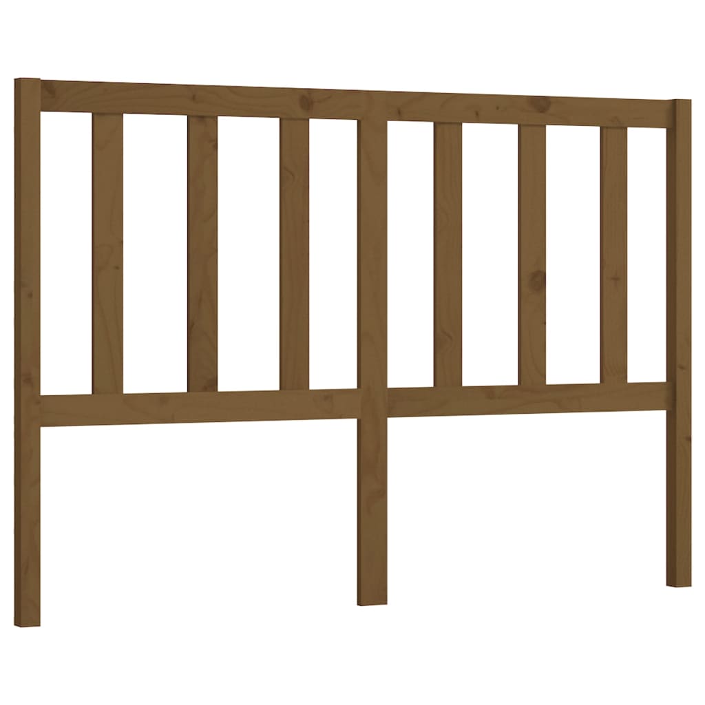 Cabeceira - cabeceira de cama 146x4x100 cm pinho maciço castanho mel