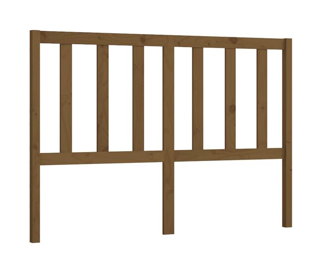 Cabeceira - cabeceira de cama 146x4x100 cm pinho maciço castanho mel