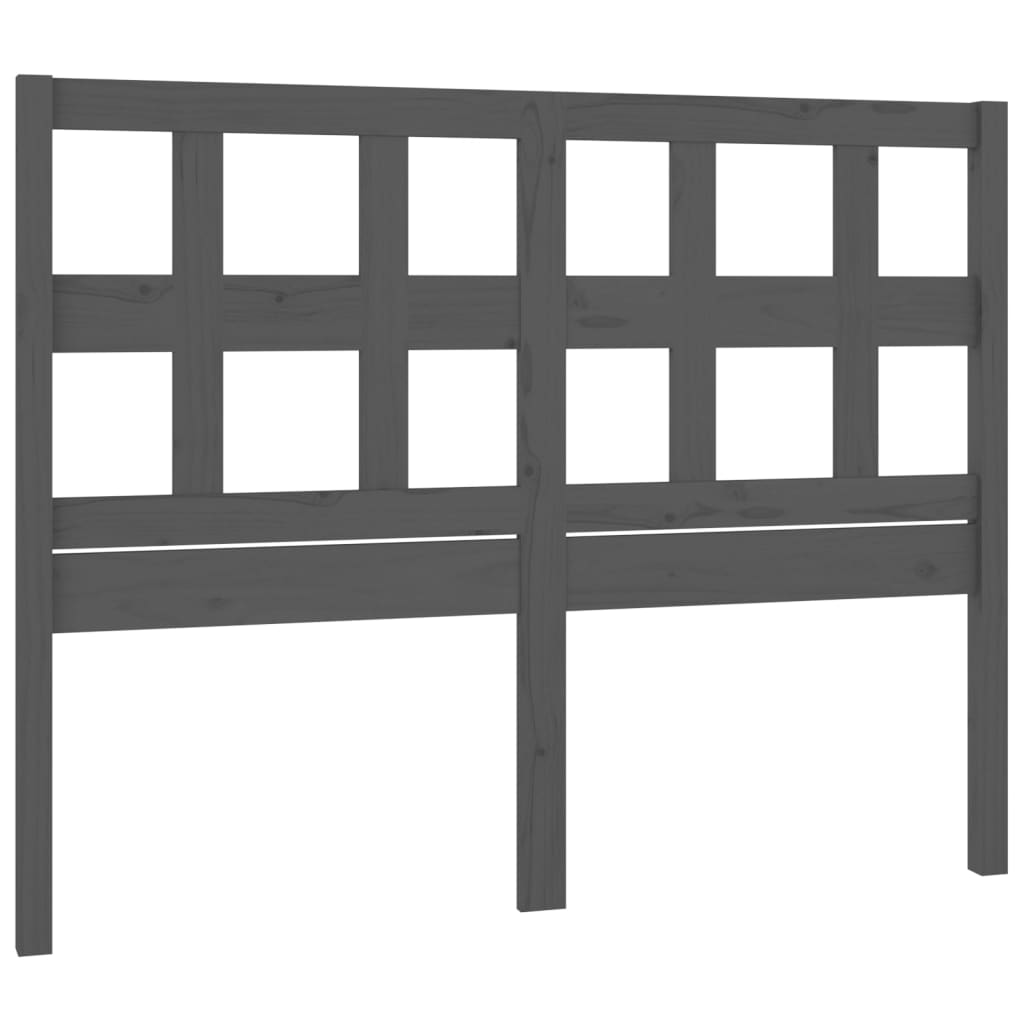 Cabeceira - cabeceira de cama 165,5x4x100 cm pinho maciço cinzento