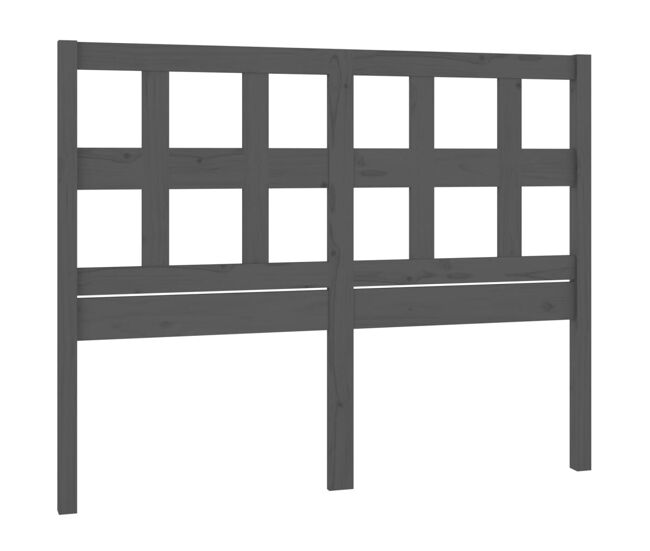 Cabeceira - cabeceira de cama 165,5x4x100 cm pinho maciço cinzento