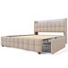 Camas de casal 184x220 Camas de casal 184x220 Bege