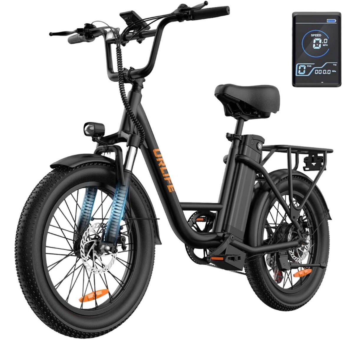 E-bike URLIFE E20 - Motor 250W Bateria 48V 13Ah