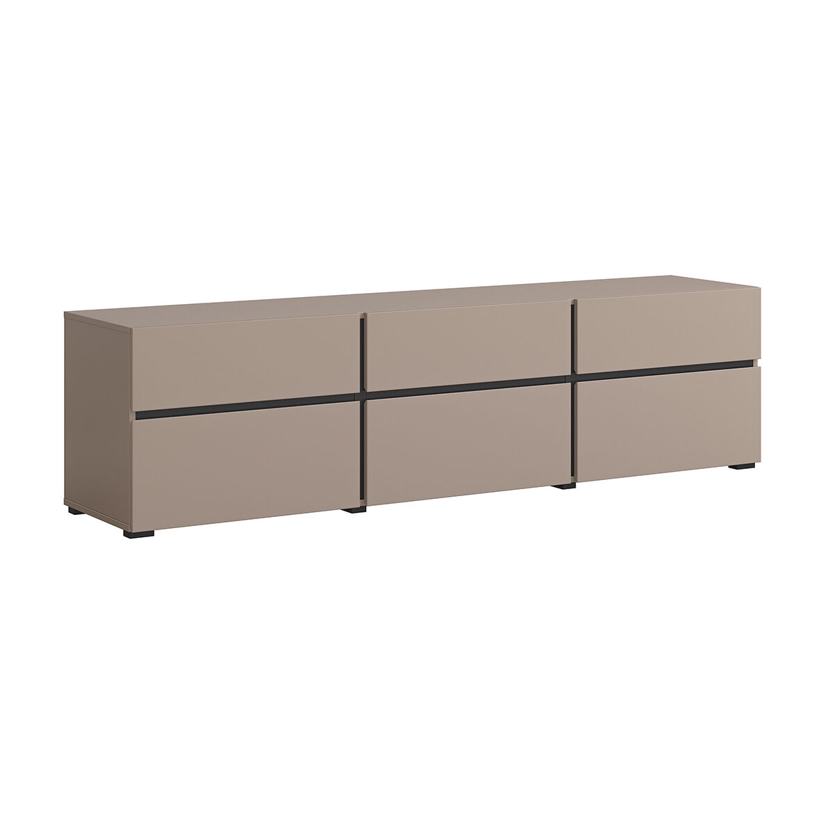Suporte para tv 3 portas 180 cm lilia bege