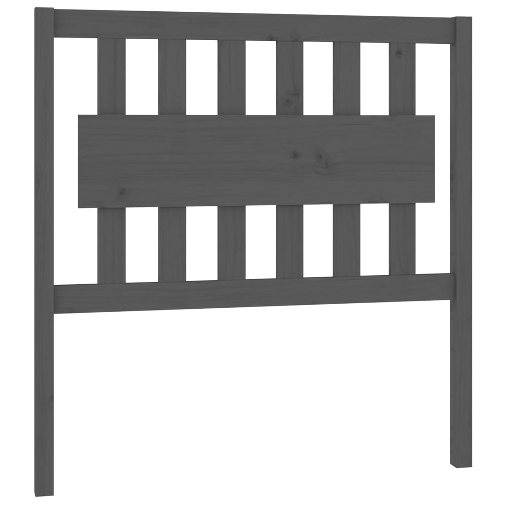 Cabeceira - cabeceira de cama 95,5x4x100 cm pinho maciço cinzento