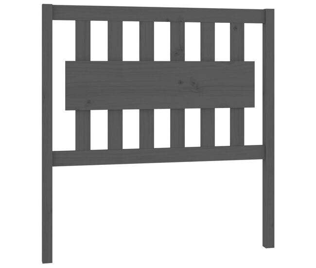 Cabeceira - cabeceira de cama 95,5x4x100 cm pinho maciço cinzento