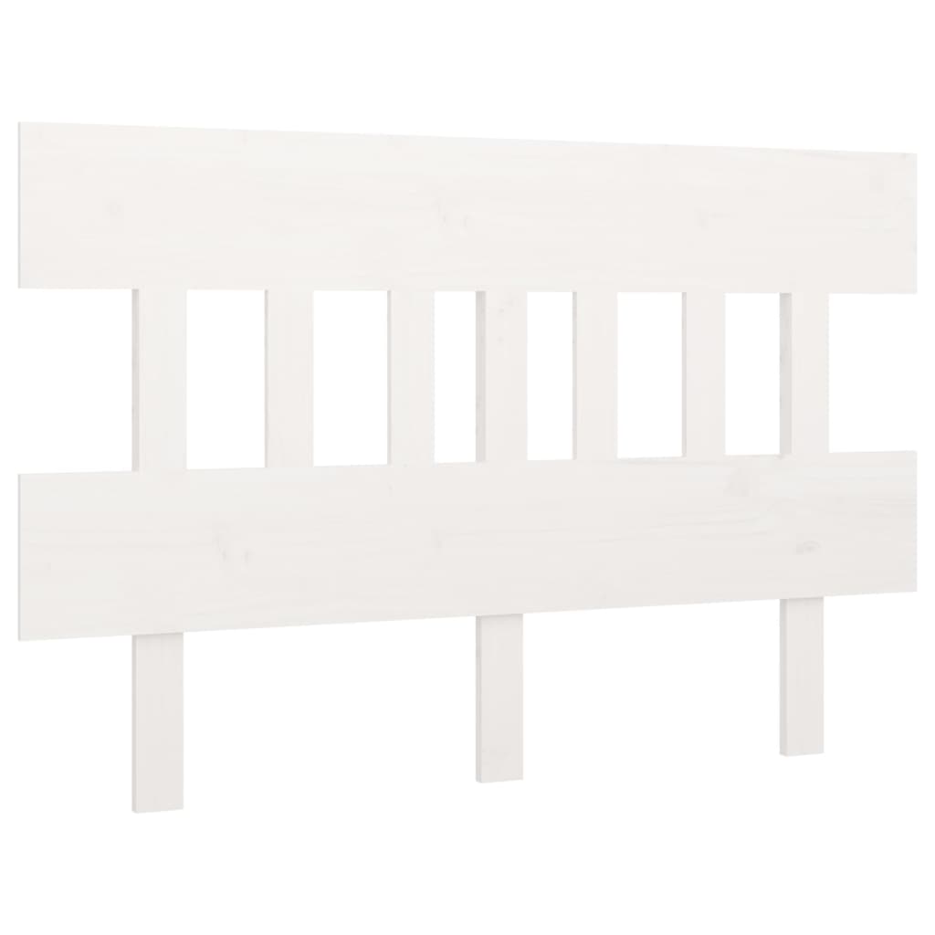 Cabeceira - cabeceira de cama 123,5x3x81 cm pinho maciço branco