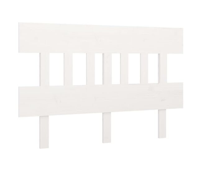 Cabeceira - cabeceira de cama 123,5x3x81 cm pinho maciço branco