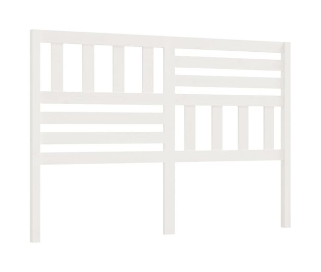 Cabeceira - cabeceira de cama 126x4x100 cm pinho maciço branco