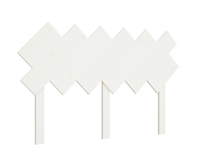 Cabeceira - cabeceira de cama 132x3x81 cm pinho maciço branco