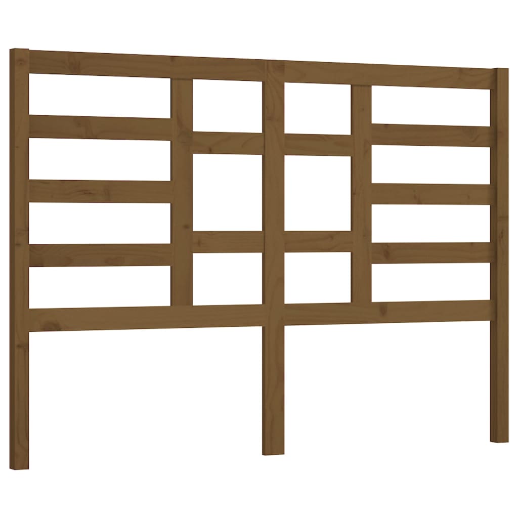 Cabeceira - cabeceira de cama 126x4x104 cm pinho maciço castanho mel