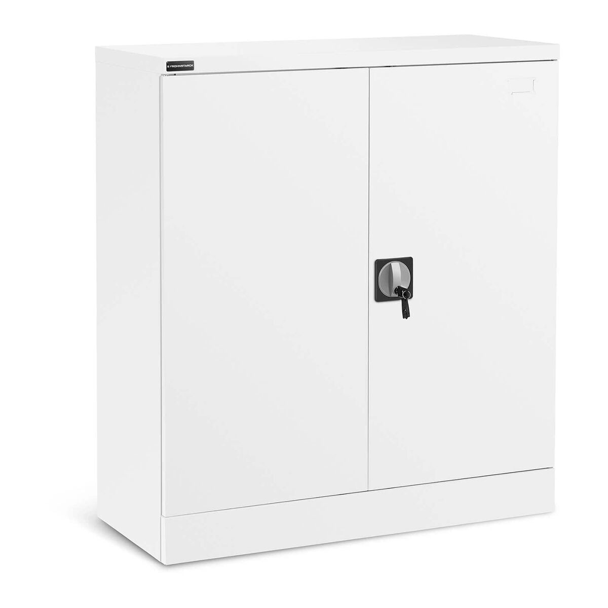 Armário de escritório com fechadura 40 x 915 x 102 cm aço branco 14_0006029