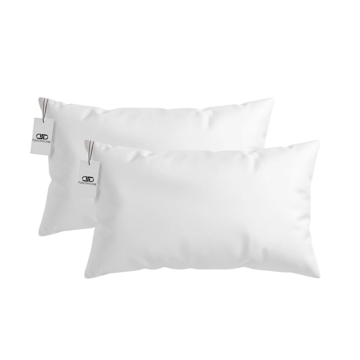 Pack 2 travesseiros 100% fibra 75cm extrasuave y antiácaro fusionhome