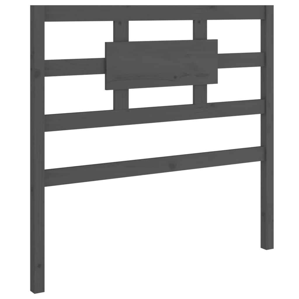 Cabeceira - cabeceira de cama 95,5x4x100 cm pinho maciço cinzento