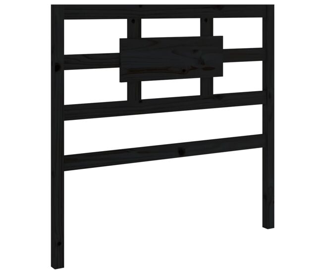 Cabeceira - cabeceira de cama 95,5x4x100 cm pinho maciço preto
