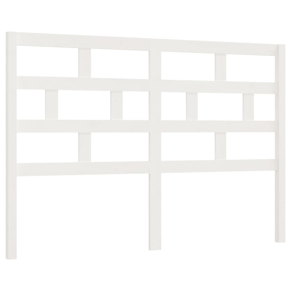 Cabeceira - cabeceira de cama 146x4x100 cm pinho maciço branco