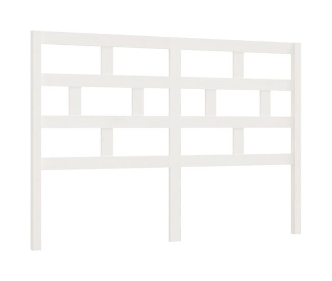Cabeceira - cabeceira de cama 146x4x100 cm pinho maciço branco