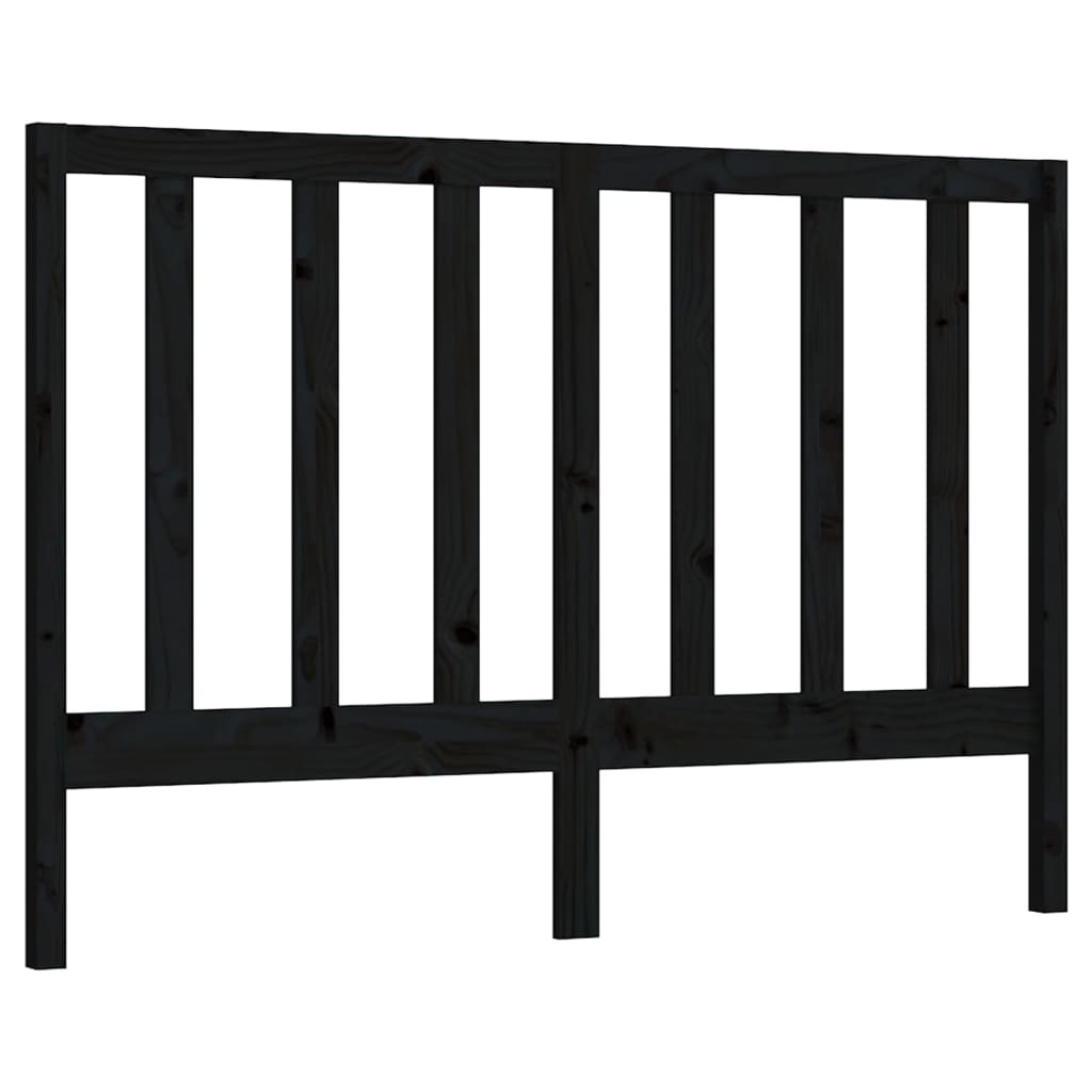 Cabeceira - cabeceira de cama 166x4x100 cm pinho maciço preto