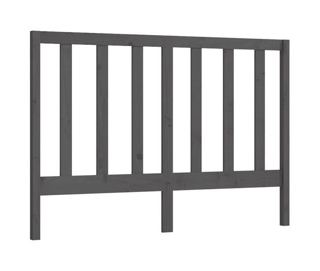 Cabeceira - cabeceira de cama 166x4x100 cm pinho maciço cinzento