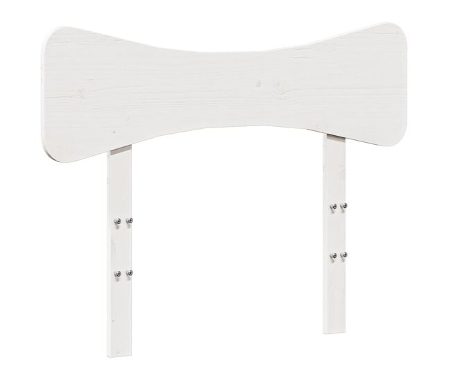 Cabeceira - cabeceira de cama 75 cm madeira de pinho maciça branco