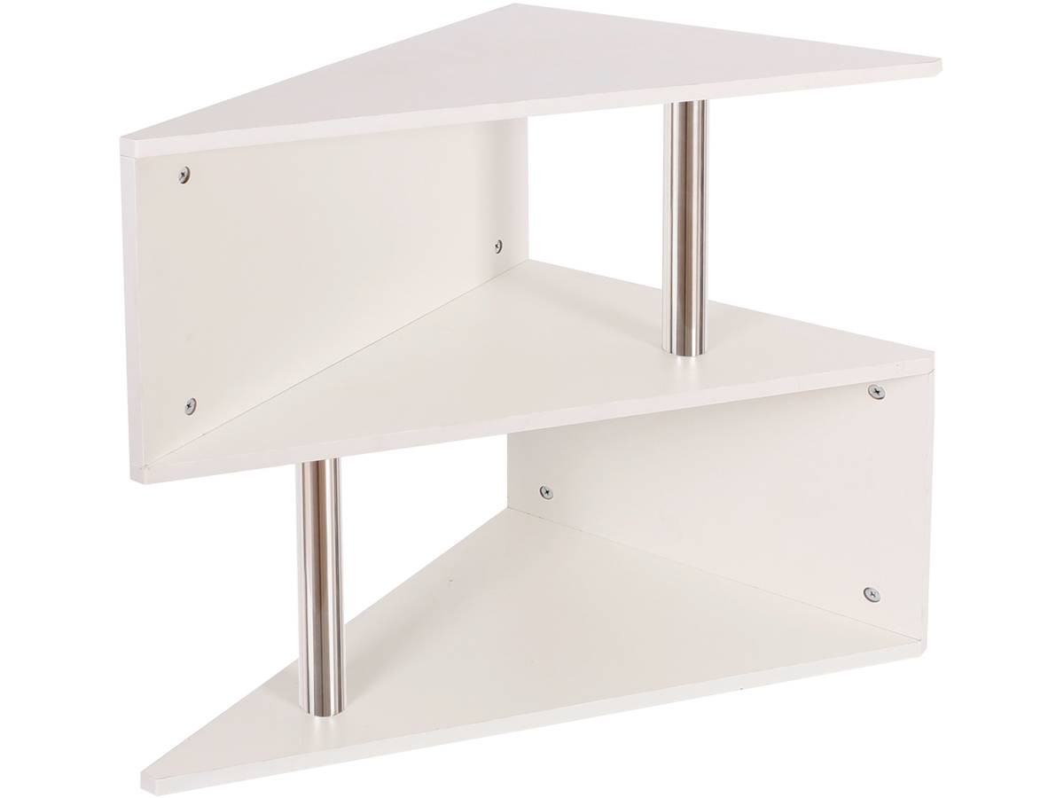 Mesa de centro “penola” - dimensões: c60 x p41 x a60 cm - materiais: painel de aglomerado - cor: blanc