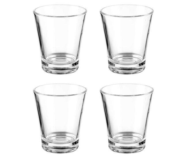 Conjunto de 4 copos para café coleção vivalto