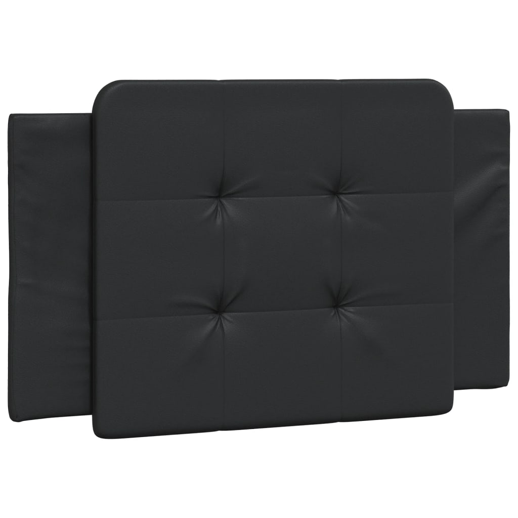 Almofadão de cabeceira - cabeceira de cama 90 cm couro artificial preto