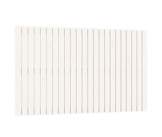 Cabeceira - cabeceira de cama de parede 147x3x90 cm madeira de pinho maciça branco