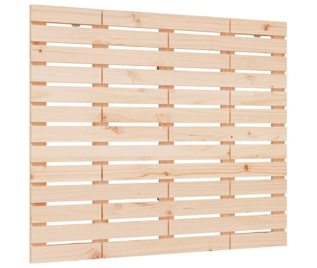 Cabeceira - cabeceira de cama de parede 141x3x91,5 cm madeira de pinho maciça