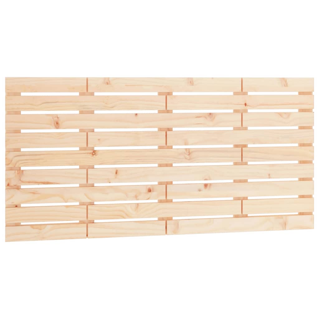 Cabeceira - cabeceira de cama de parede 126x3x63 cm madeira de pinho maciça