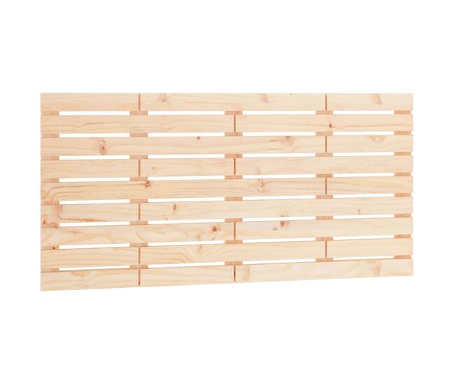 Cabeceira - cabeceira de cama de parede 126x3x63 cm madeira de pinho maciça