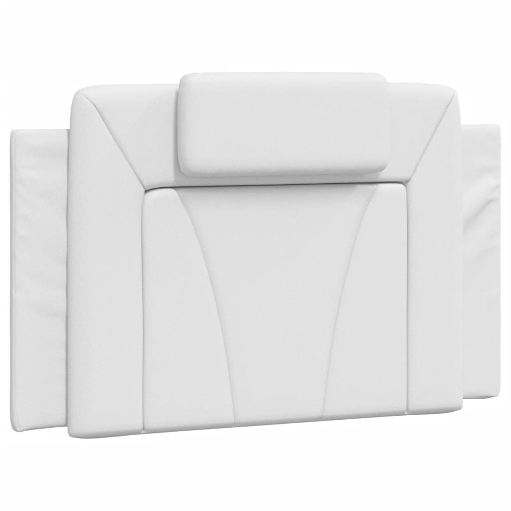 Almofadão de cabeceira - cabeceira de cama 80 cm couro artificial branco