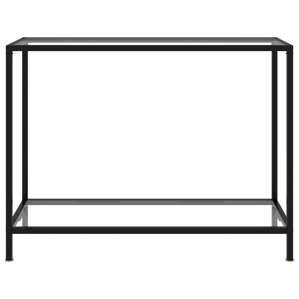 Mesa consola - mesa de entrada 100x35x75 cm vidro temperado transparente