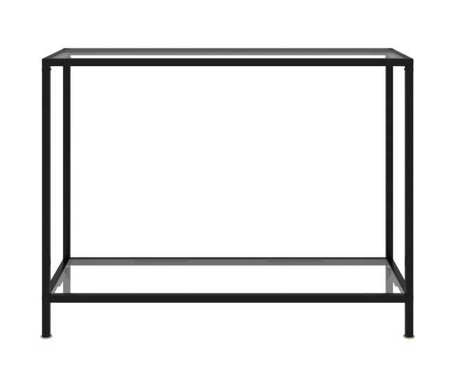 Mesa consola - mesa de entrada 100x35x75 cm vidro temperado transparente