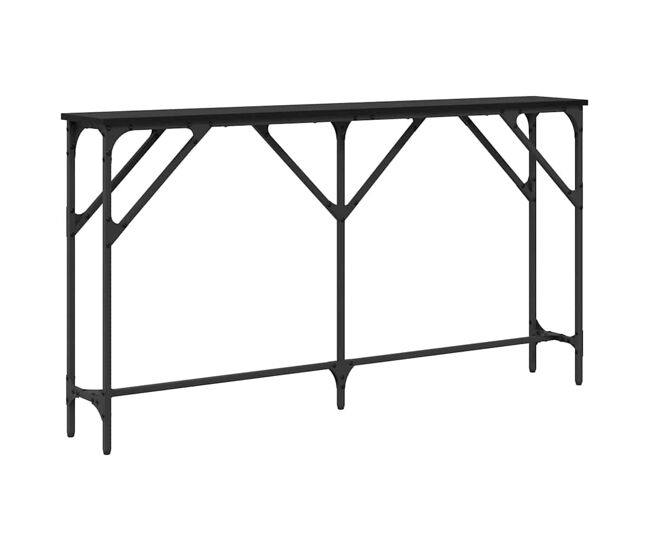 Mesa consola - mesa de entrada carvalho preto 140 x 23 x 75 cm