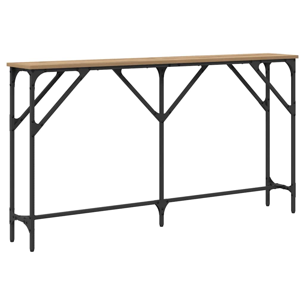 Mesa consola - mesa de entrada carvalho artisiano 140 x 23 x 75 cm
