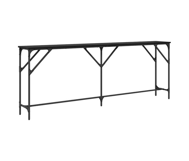 Mesa consola - mesa de entrada carvalho preto 200 x 29 x 75 cm