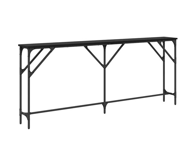 Mesa consola - mesa de entrada carvalho preto 180 x 23 x 75 cm